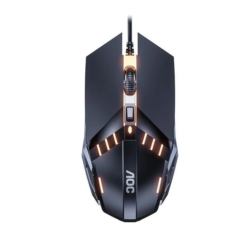 Computer Cable Mouse Business Office Games Home Desktop Notebook - black