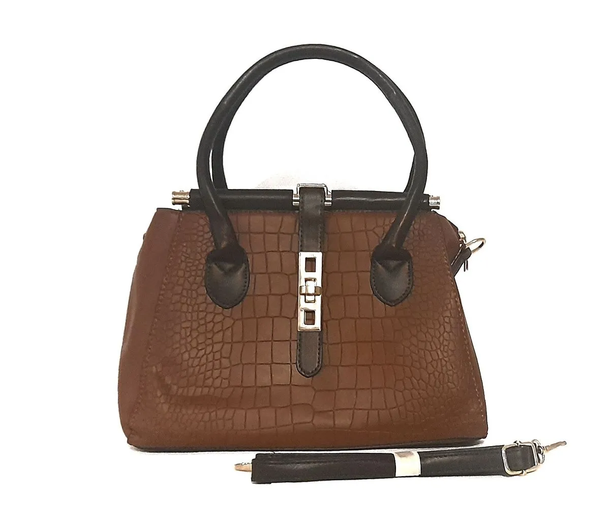 Tote Bags for Ladies Exquisite Women Elegant Handbag Satchel Shoulder Bags - Brown