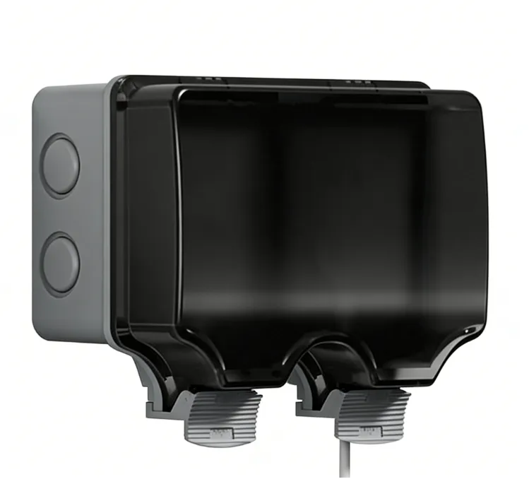 Bltunoed Outdoor Waterproof - Double-Pole Empty Box, Weatherproof