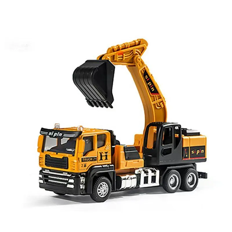 Metal Inertial Dynamics Engineering Vehicle Excavator