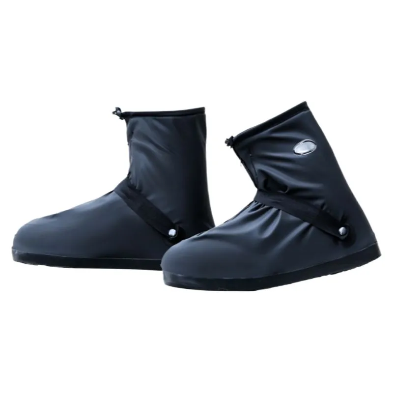 Reusable Anti-Slip Rain Boot Shoe Cover,Waterproof Shoe Protector,Black