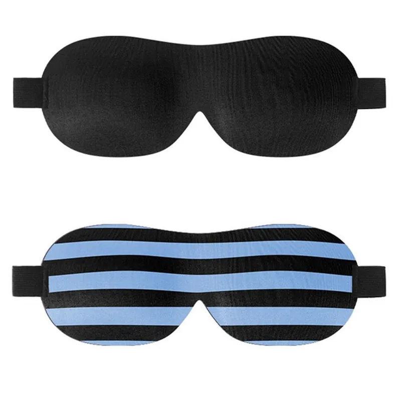 3D Blackout Sleep Eye Mask, Travel Eye Protection Eye Mask, Milk Silk