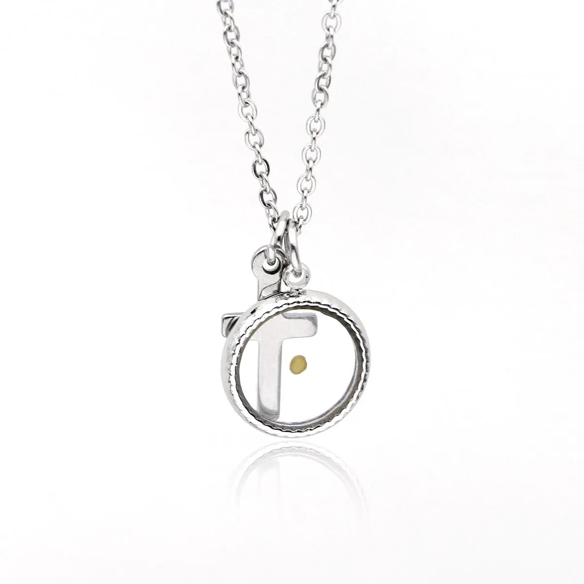 Fashion Faith Mustard Seed Necklace Cross Charms Religious Christian
