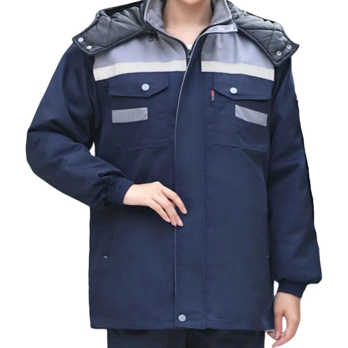 Reflective Safety Winter Work Jacket Track Jacket for Men