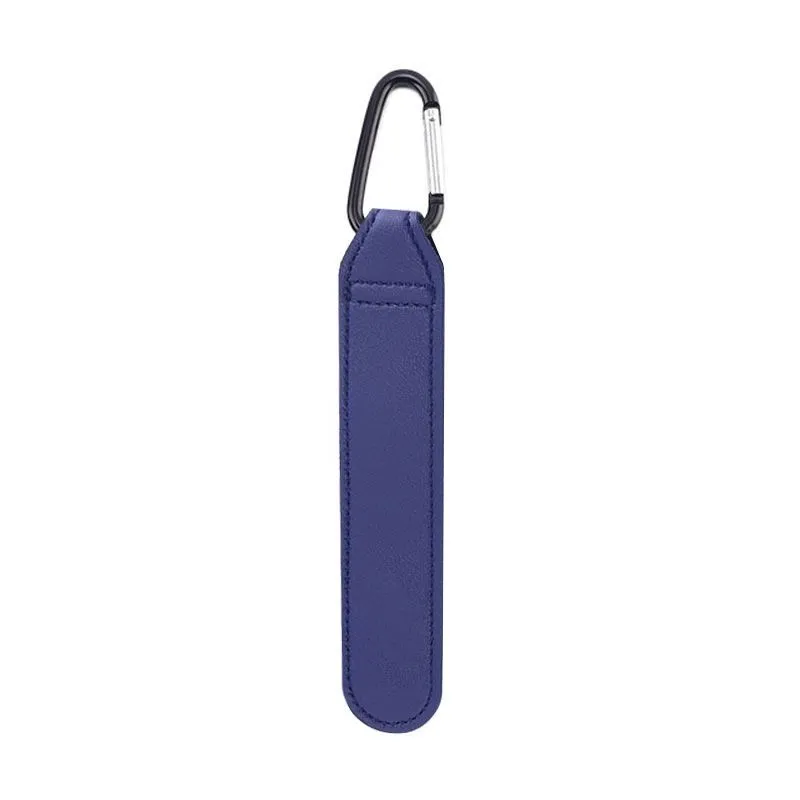 Durable And Non Slip PU Leather Baby Stroller Hook For Outdoor Babies - Blue