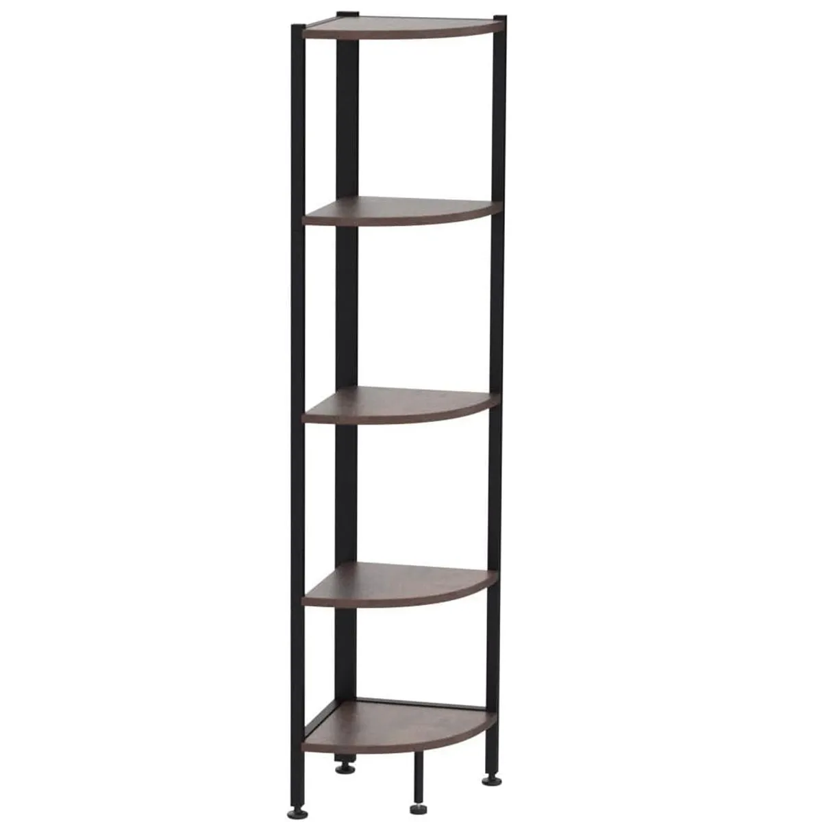 Corner Shelf Stand, Kitchen Storage Rack, Plant Display Stand, Bookshelf - 5 Tier