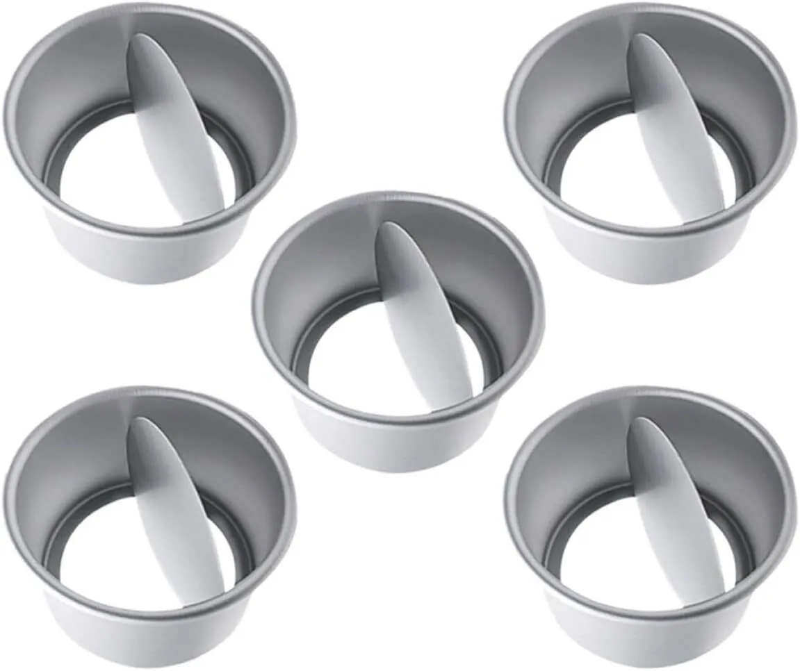 Aluminum Alloy Round Cake Pans Removable Bottom Non-stick Set