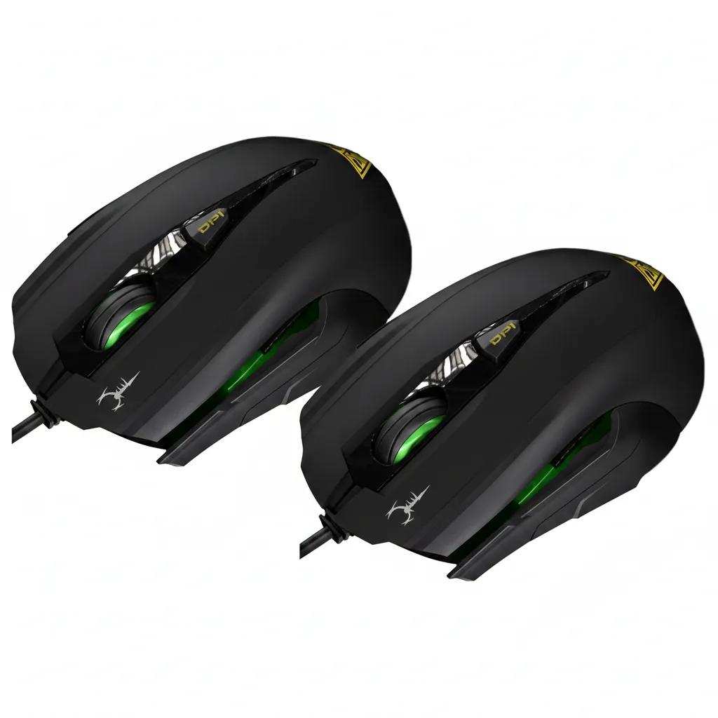 Gamdias Hades Gaming Optical Mouse 3200 DPI with Customizable Keys - 2 Pack