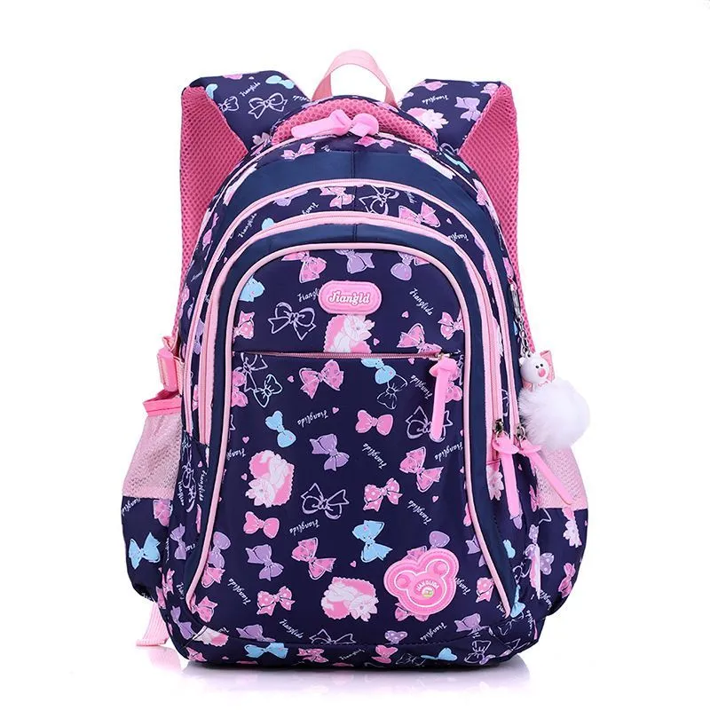 3-in-1 Girls School Backpack Set Lunch Bag Pencil Case Daily Commute