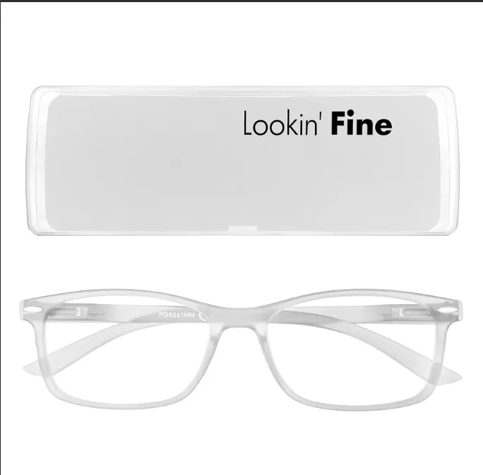 Lookin' Fine - Square Crystal Reading Glasses