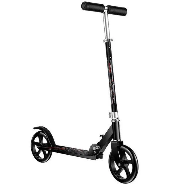 Foldable Aluminum Scooter Skate - Black