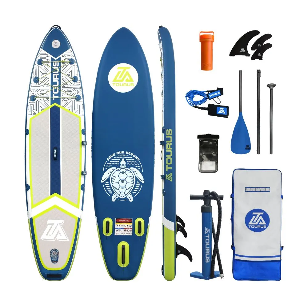 Tourus 10'6" Inflatable Stand Up Paddle Board SUP Kit 320cm - Blue