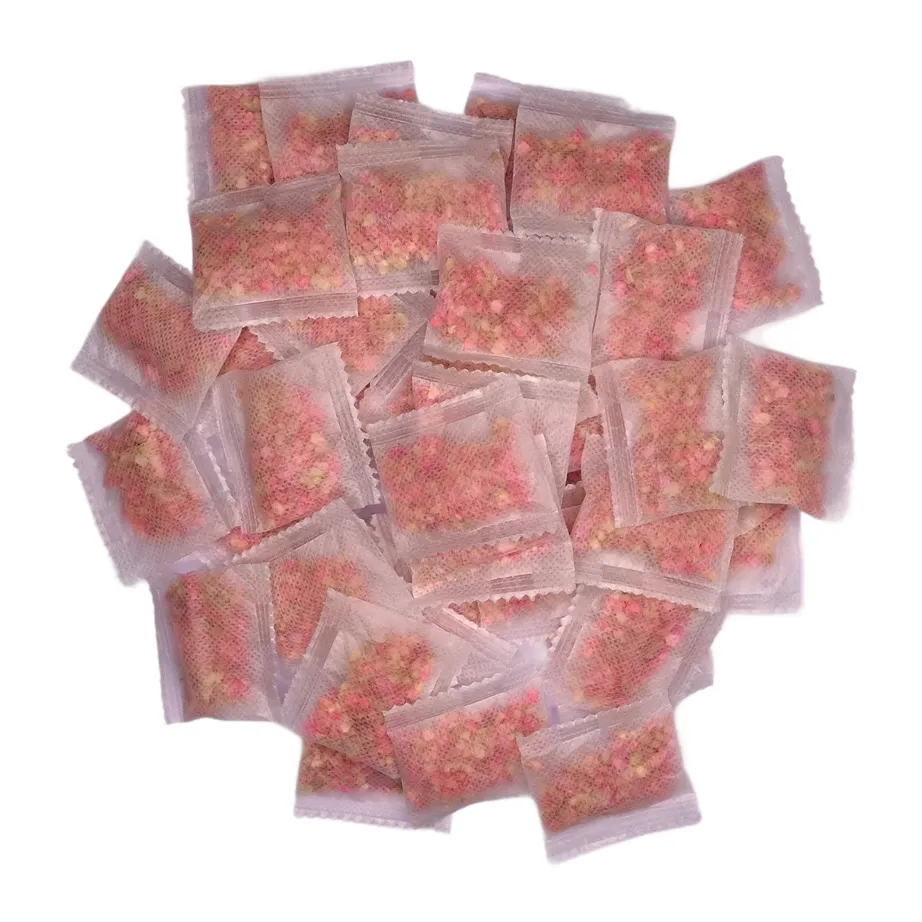 100 -Piece Rose Fragrance Sachets - Wardrobe & Drawer Scent Freshener Pack