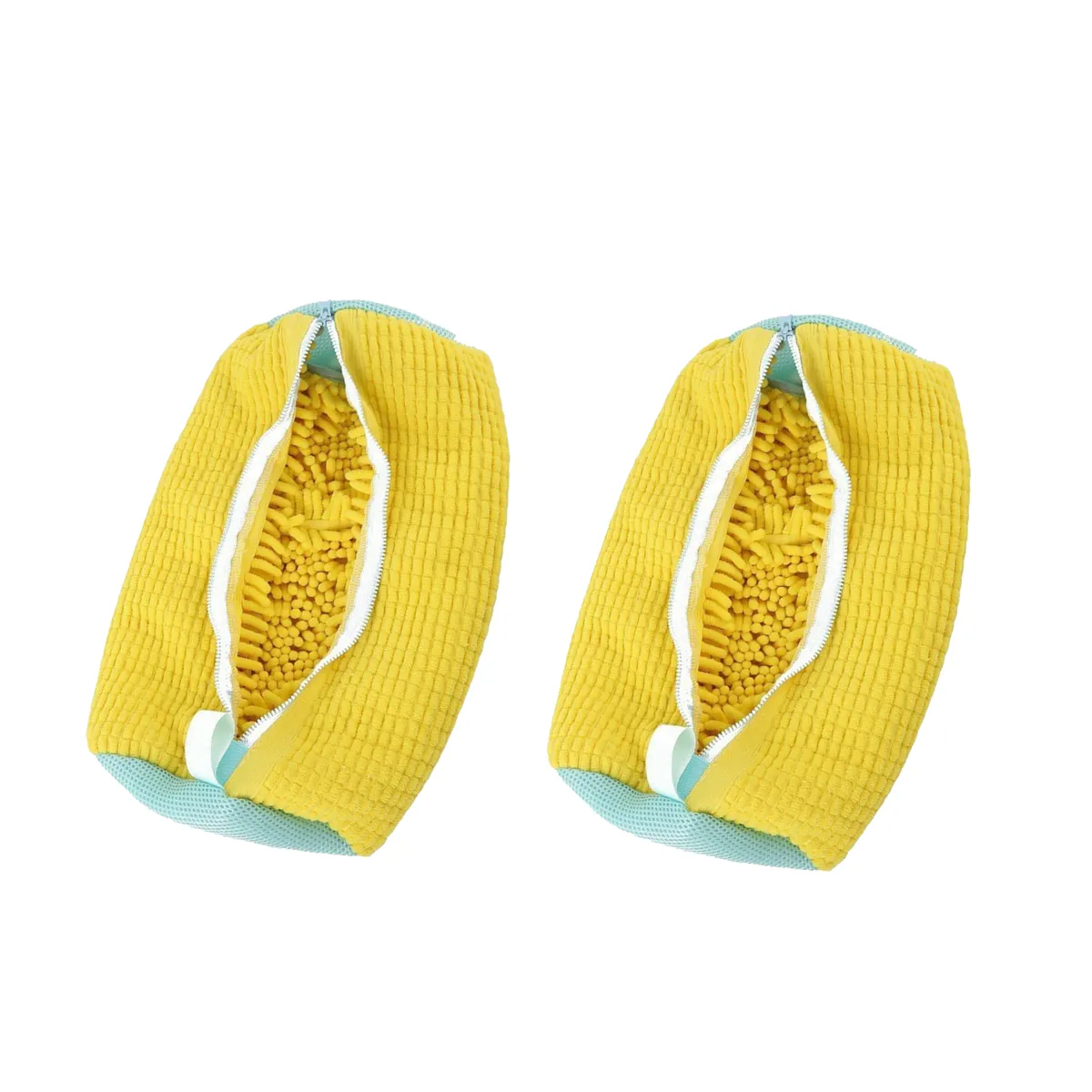 2pc Washing Shoes Bag Protector Fluffy fibers Polyester Laundry Bag