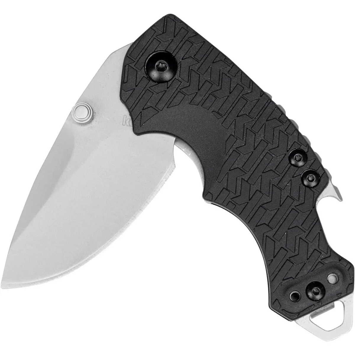 Portable Mini Foldable Knife Outdoor Survival and Mountaineering Knife - Black