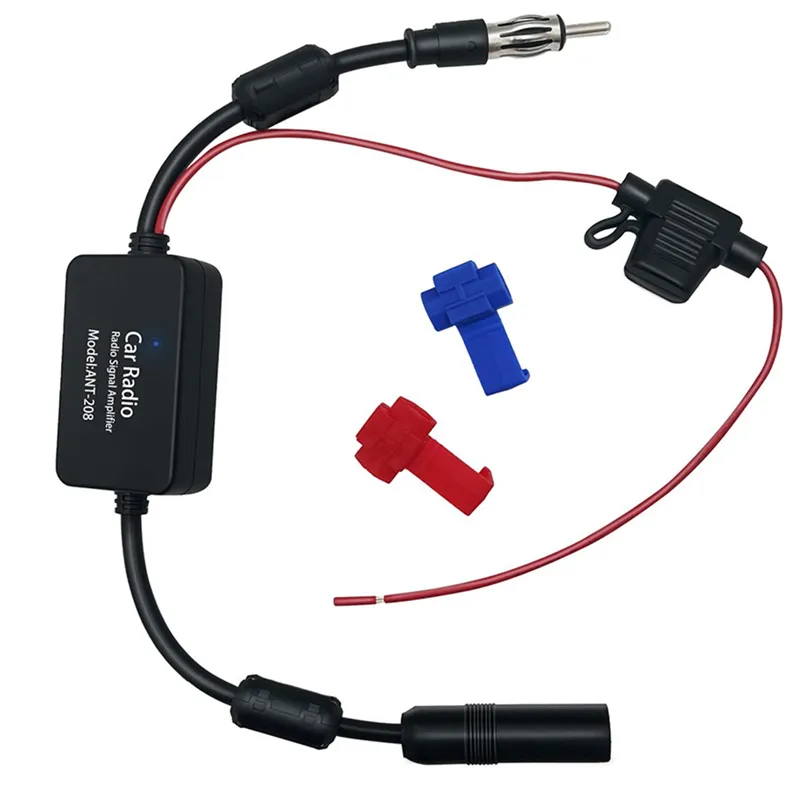 Dab/Fm/Am Radio Antenna Signal Amplifier Compatible with Universal