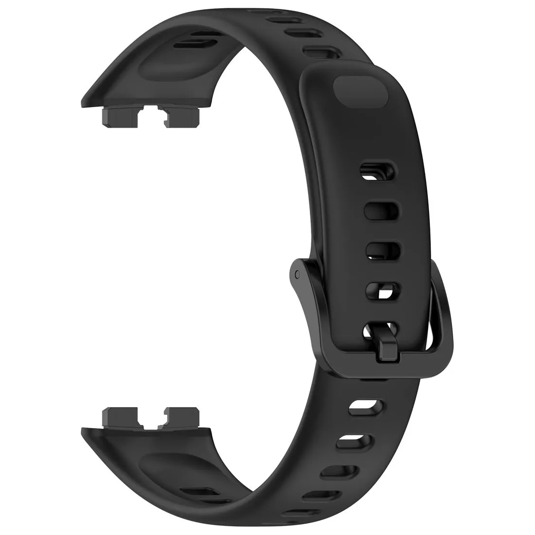 Silicone Watch Strap Compatible with Huawei Band 9 - Black