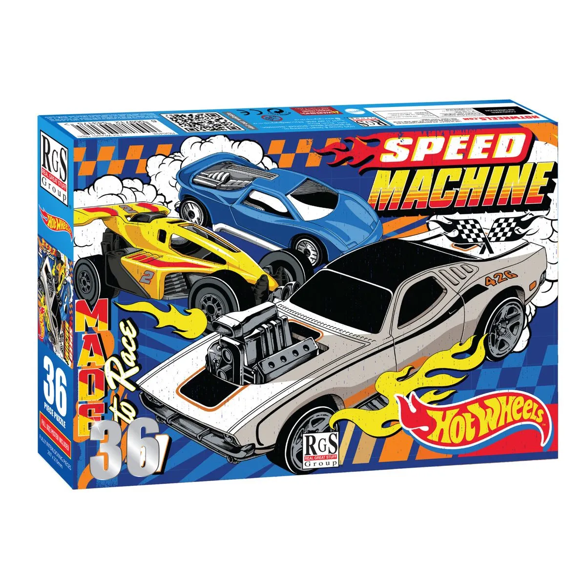 RGS Group Hot Wheels Speed Machines 36 Piece Jigsaw Puzzle