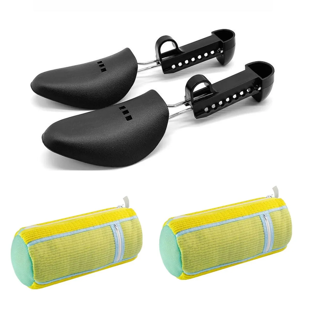Laundry Protective Shoe Washing/Shoe Cleaning Bag with 2 Shoe Trees