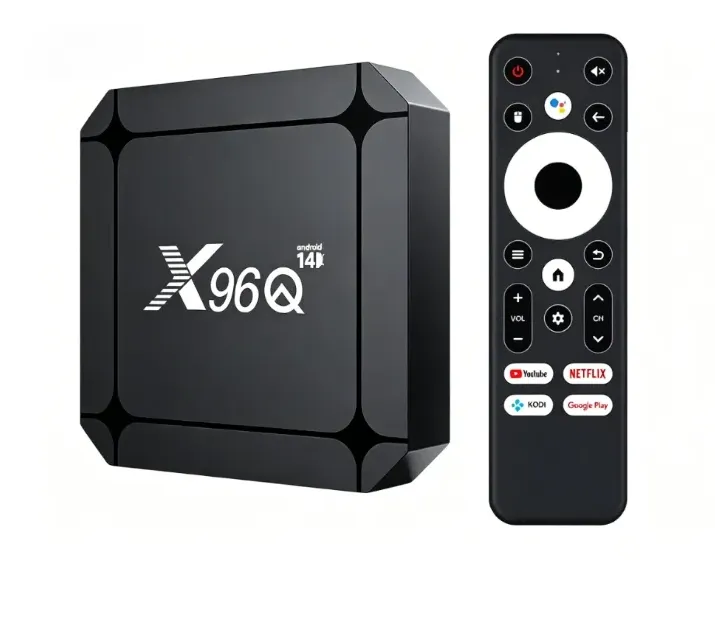 ABTOR Smart TV Box, Android 14, Media Player, X96Q RK3518 Quad-core TV Box