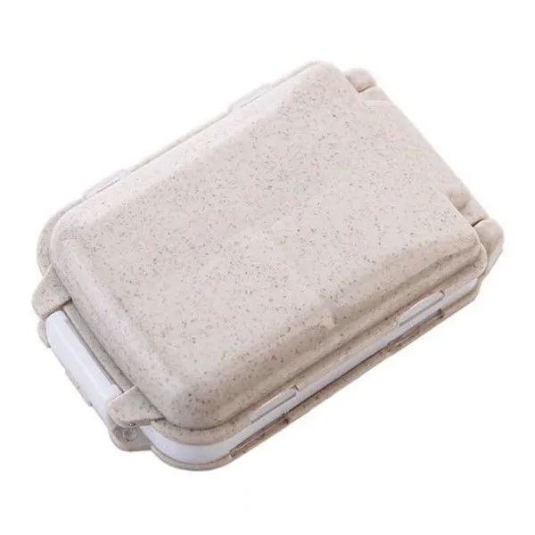 Foldable Pill Storage Box - Beige