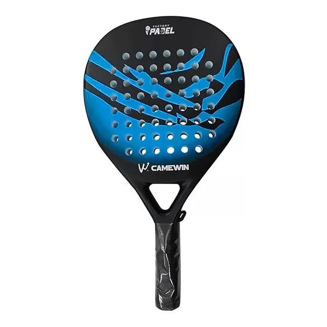 Camewin Paddle Tennis Racket - Carbon Fiber Padel Racket with Cover Bag