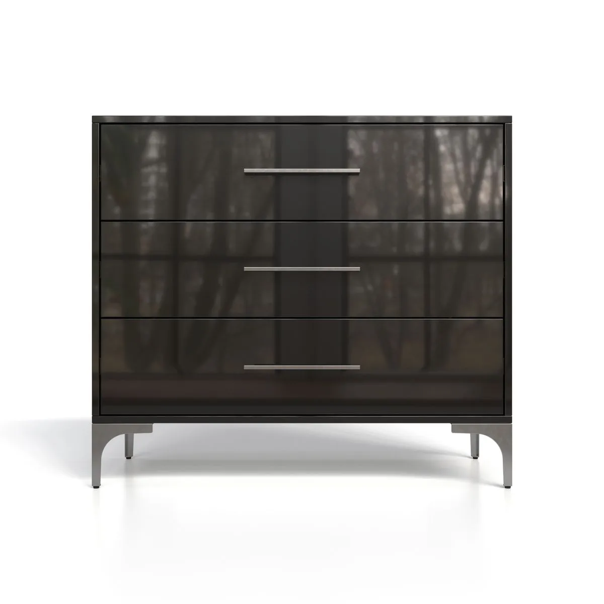 BAM! NY - High Gloss Dressing Table 900 - Black Gloss