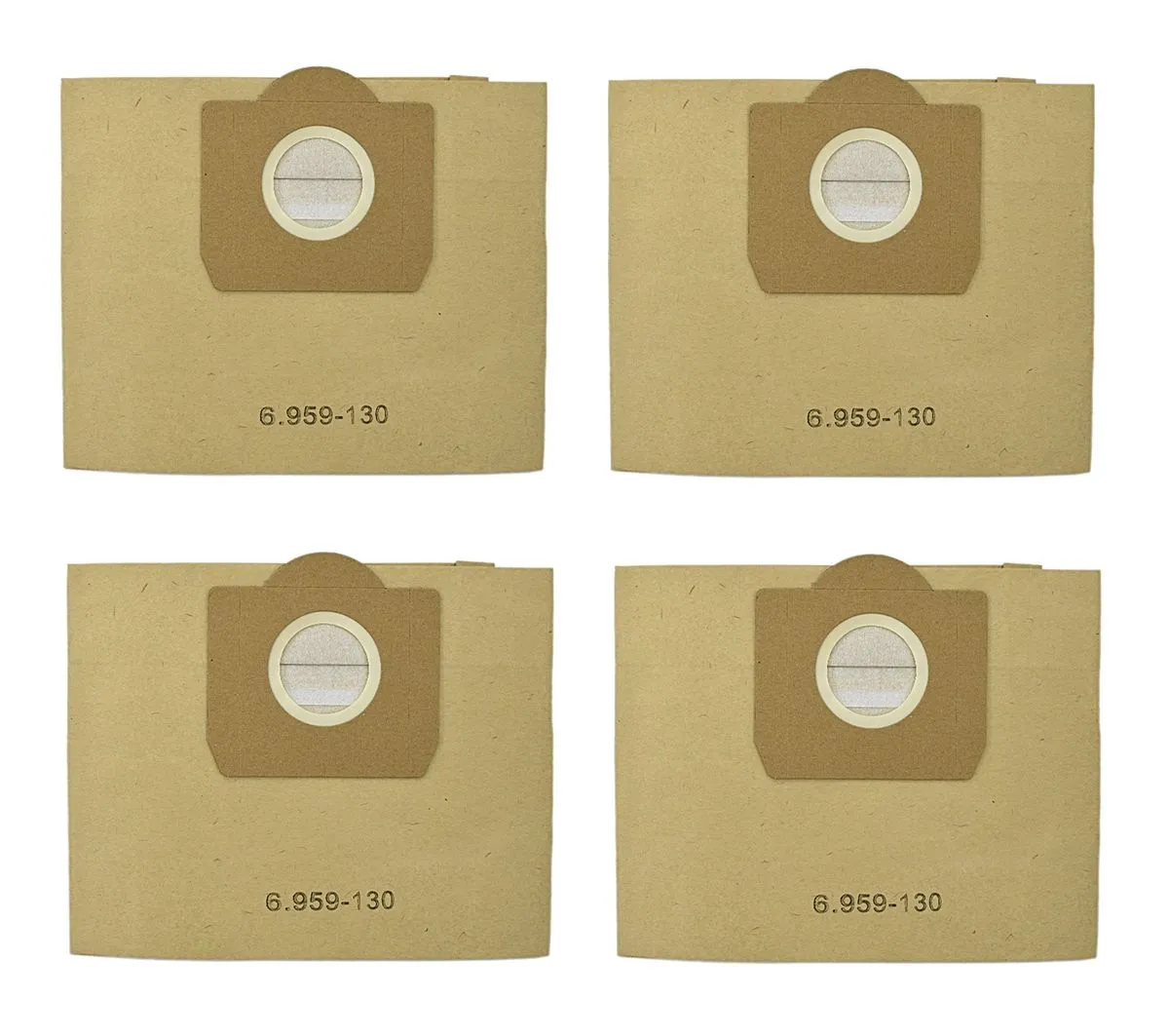 4 Pieces Vaccum bags - Compatible with Karcher models