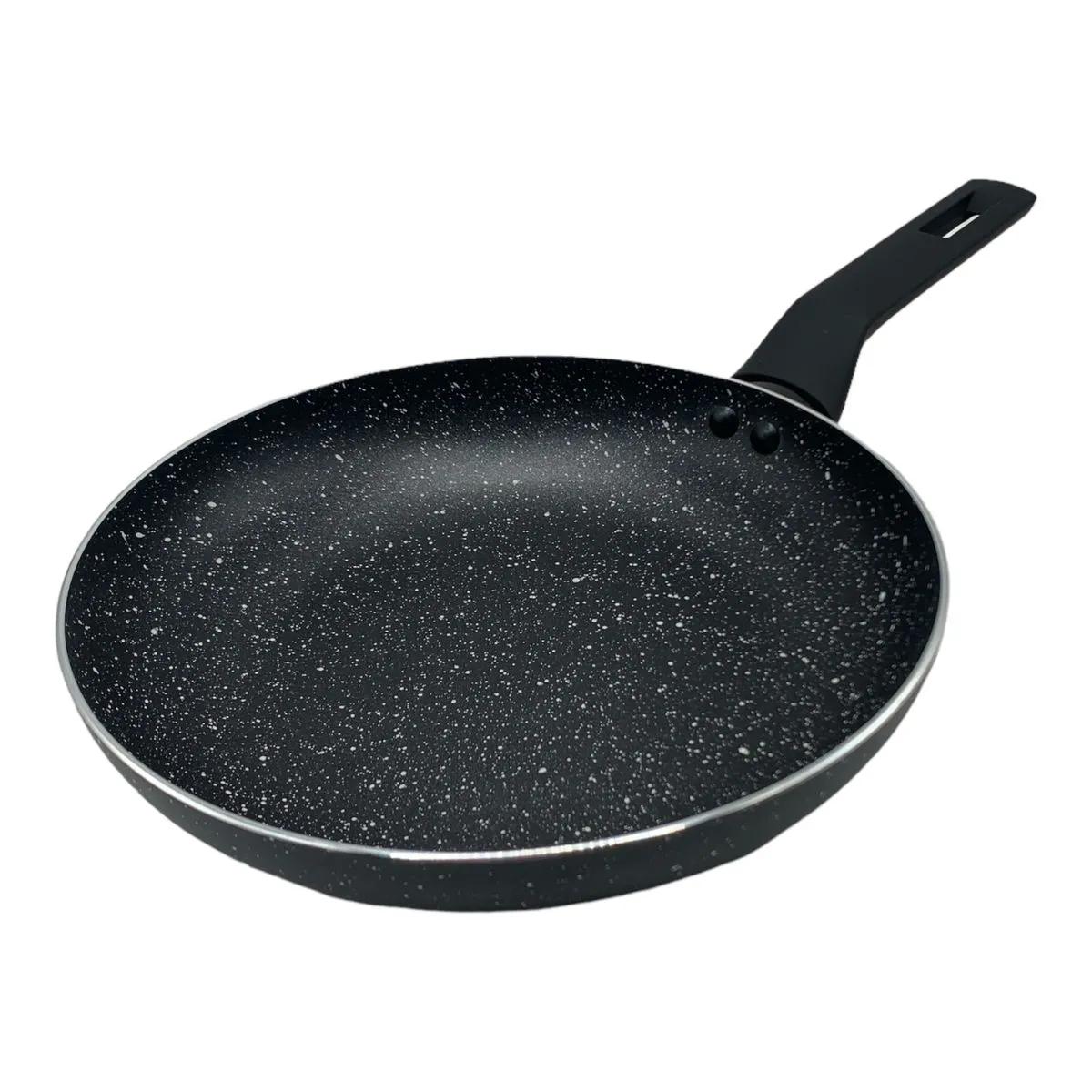 Frying Pan 28Cm Non Stick Marble Coated - Black