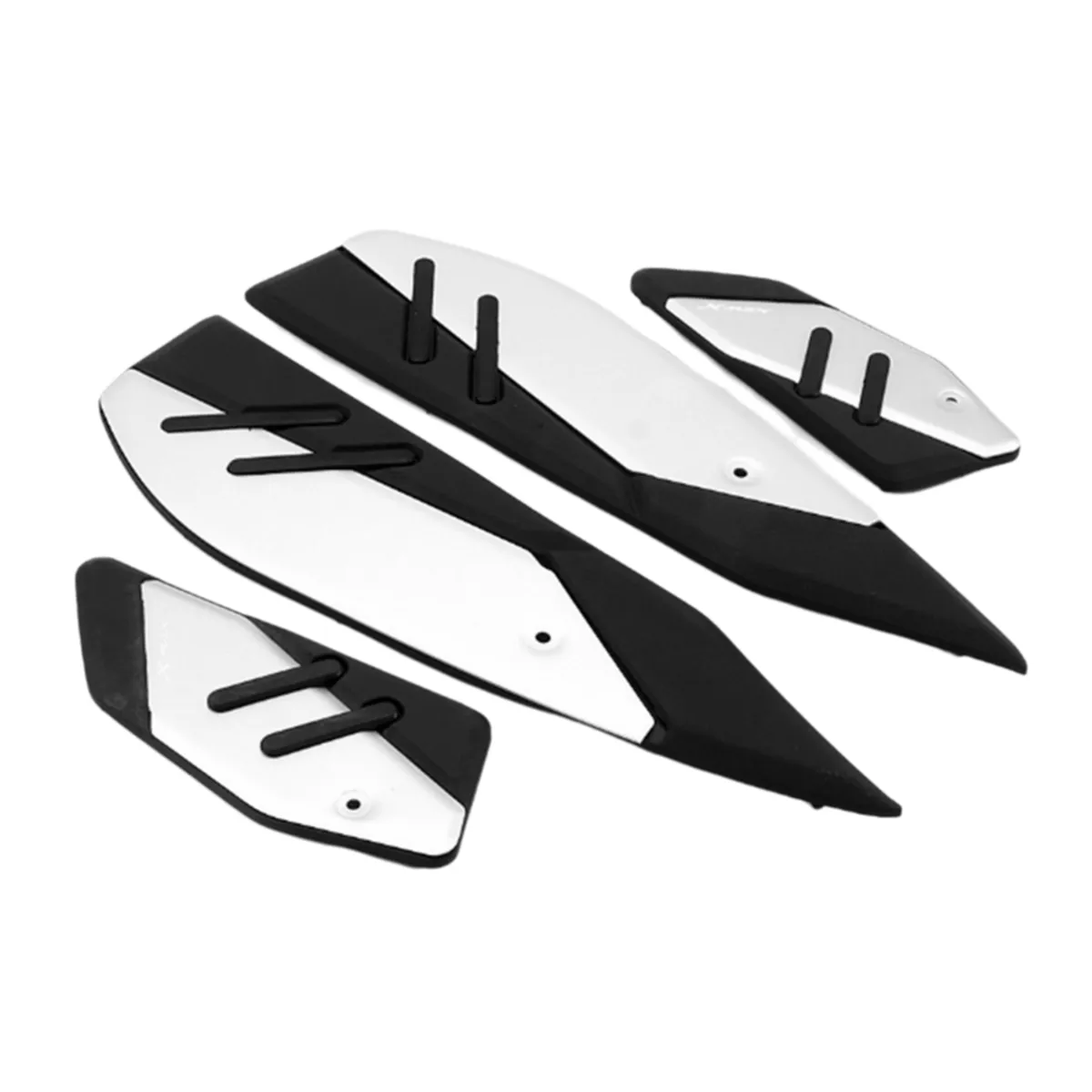 Motorcycle Foot Pegs Plate Skidproof Pedal Plate Compatible with Universal