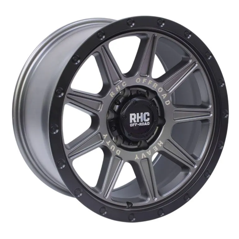 18" Rim - Racing Hart LD1 6/139 Mag Wheels -Satin Gunmetal Black- Set of 4