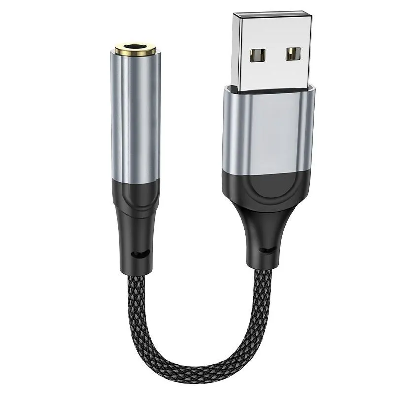USB-A To 3.5mm Audio Converter Headphone Extension (PCs, Gaming Consoles)