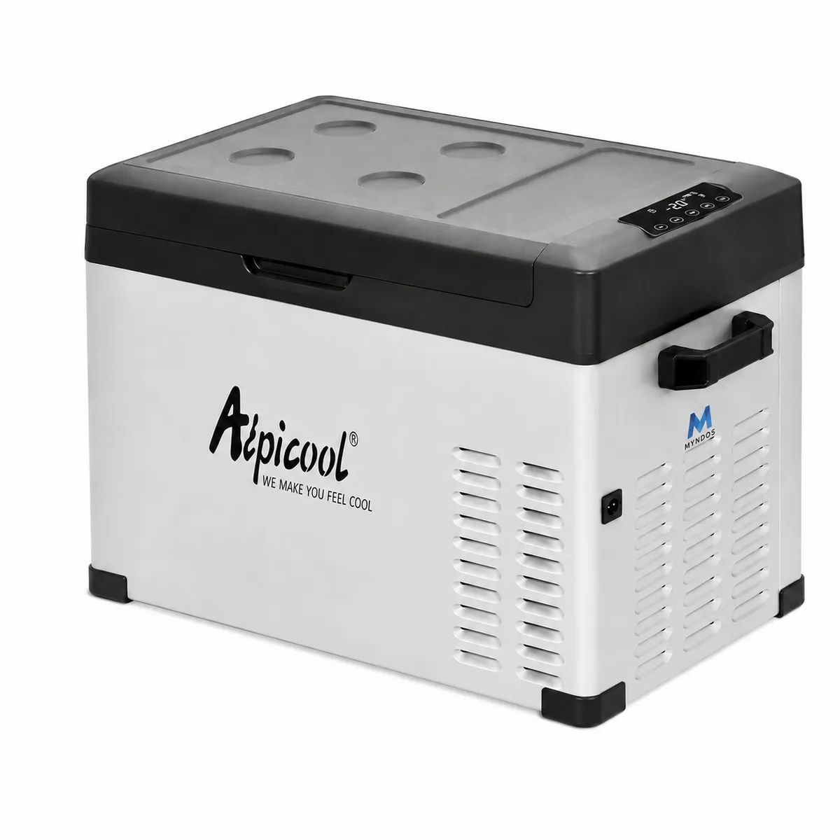 Myndos Alpicool Portable Travel Fridge for Camping, Car and Outdoor Use