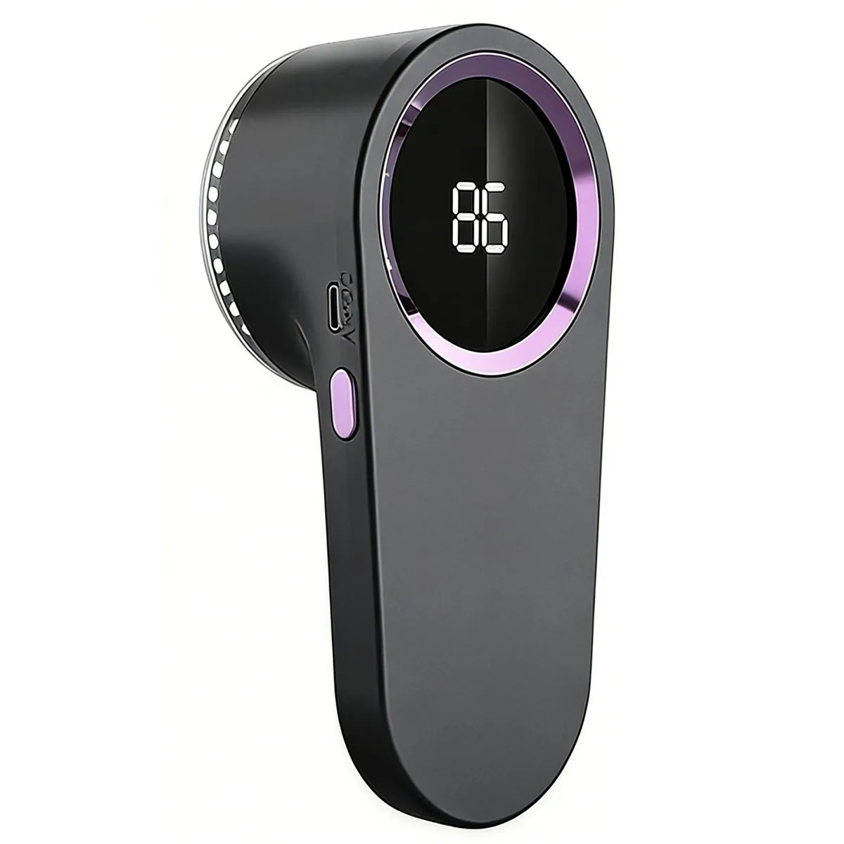 Electric Clothes Lint Shaver, Portable Rechargeable Fabric Hair Remover - Black