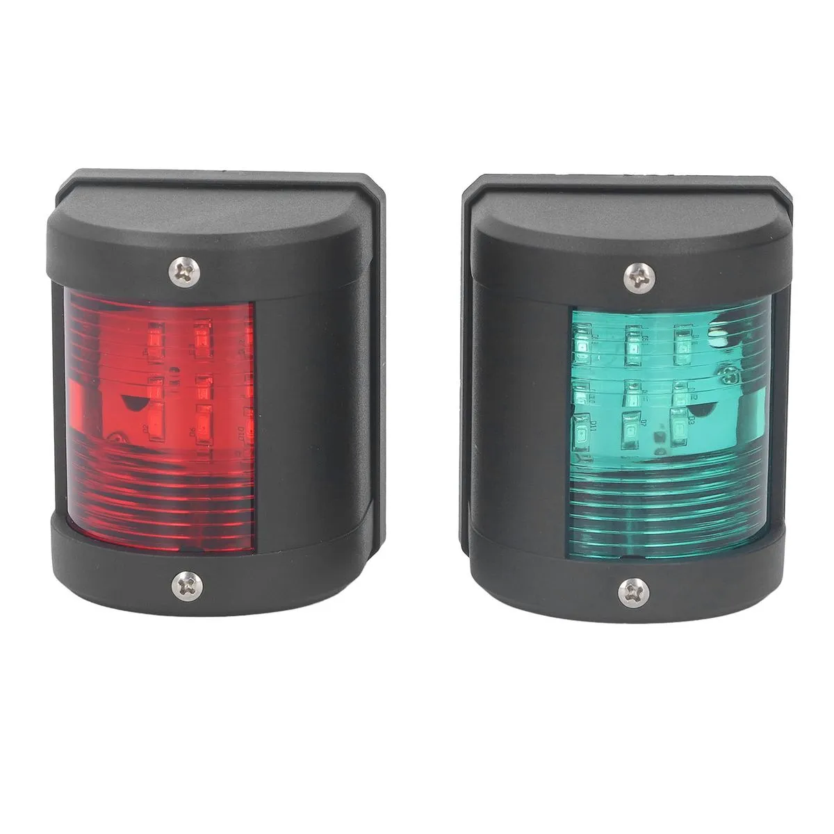 LED Boat Navigation Light 2NM Waterproof Red Green