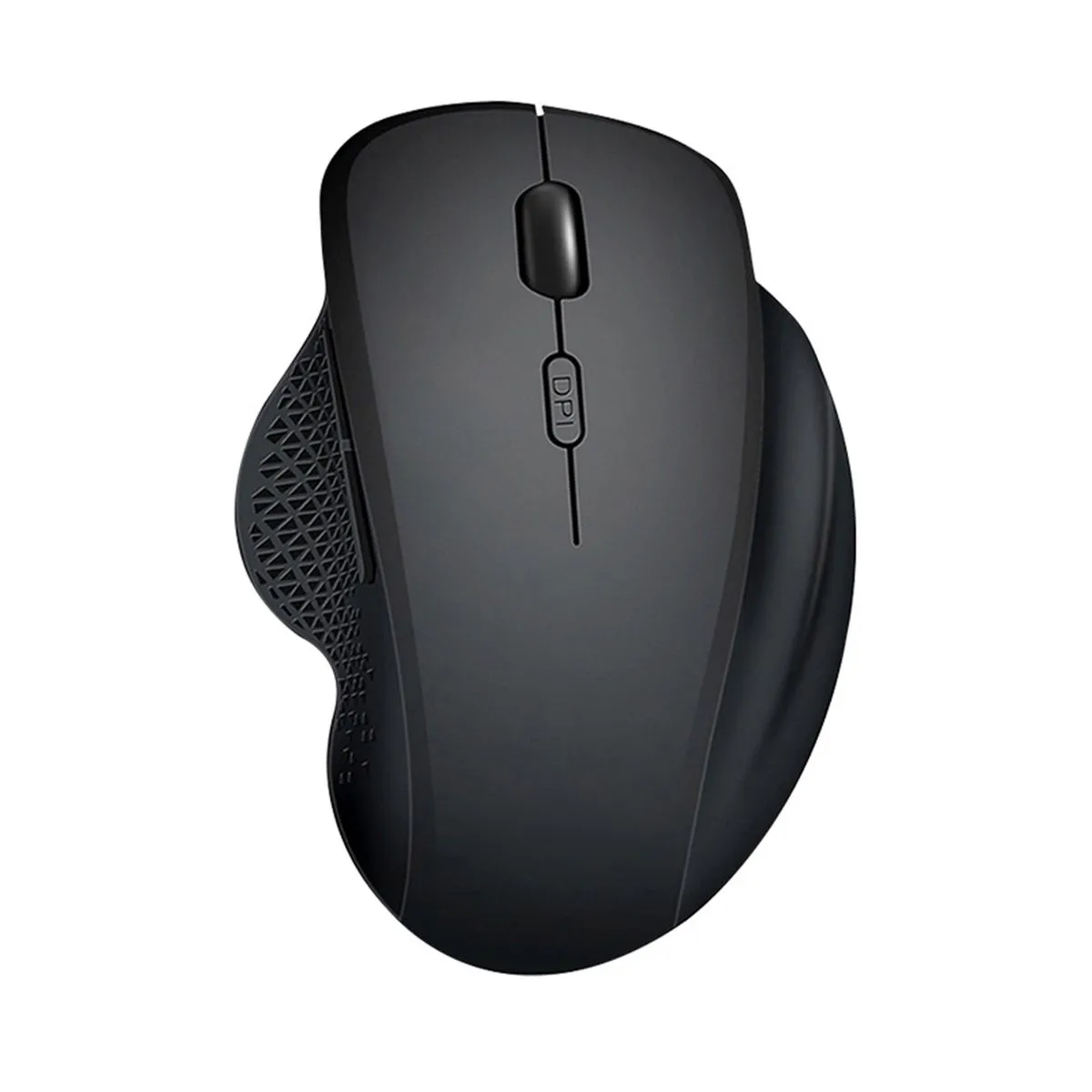 Dual Mode Wireless Mice 1600 DPI Rechargeable Ergonomic Bluetooth Mouse - - Black