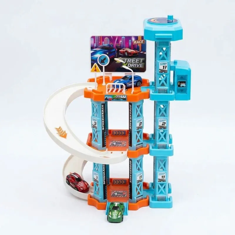 Childrens Modular City Parking Building Playset