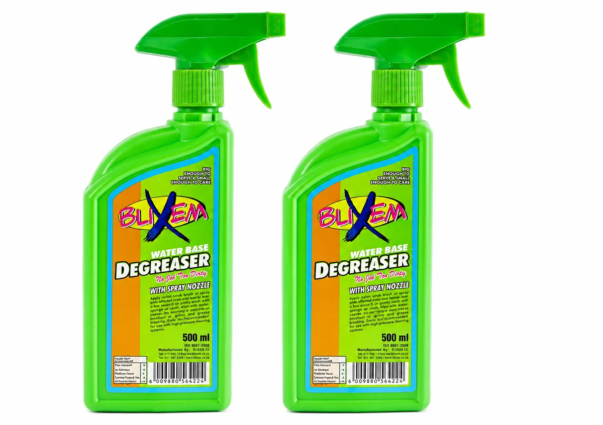 2 x Blixem Trigger Spray Degreaser 500ml