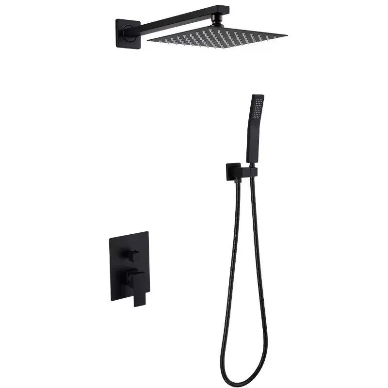 Shower Faucet Set Rain Shower System with Handheld Spray