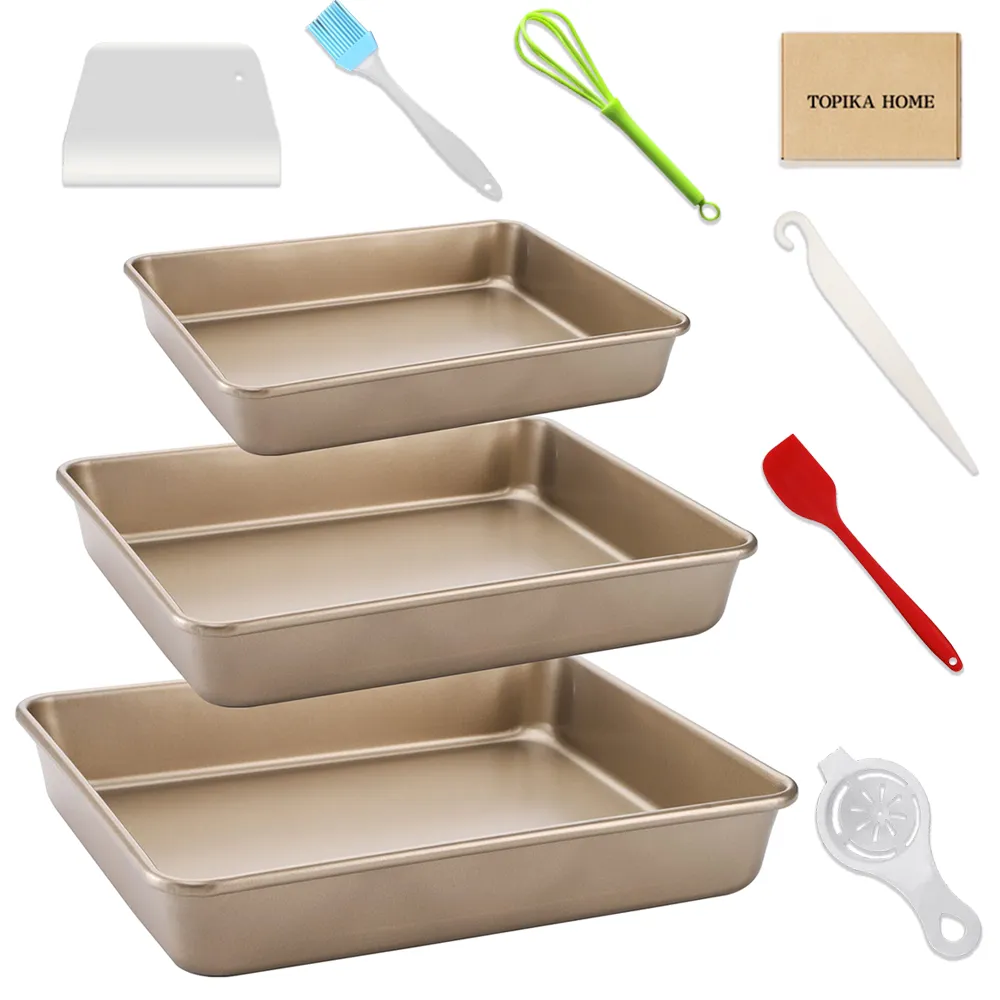 Topika - Baking Pans Set, Kitchen Oven Baking Pans and Nonstick Baking Tray