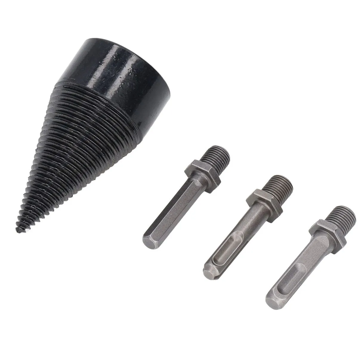 Log Splitter Bit 50mm with 3 Removable Shanks
