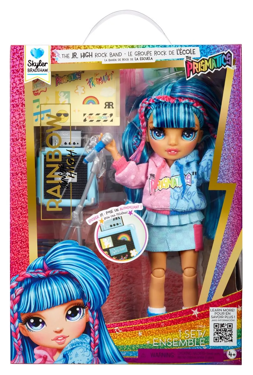 Rainbow Jnr High Rockband Fashion Doll - Skyler Bradshaw 