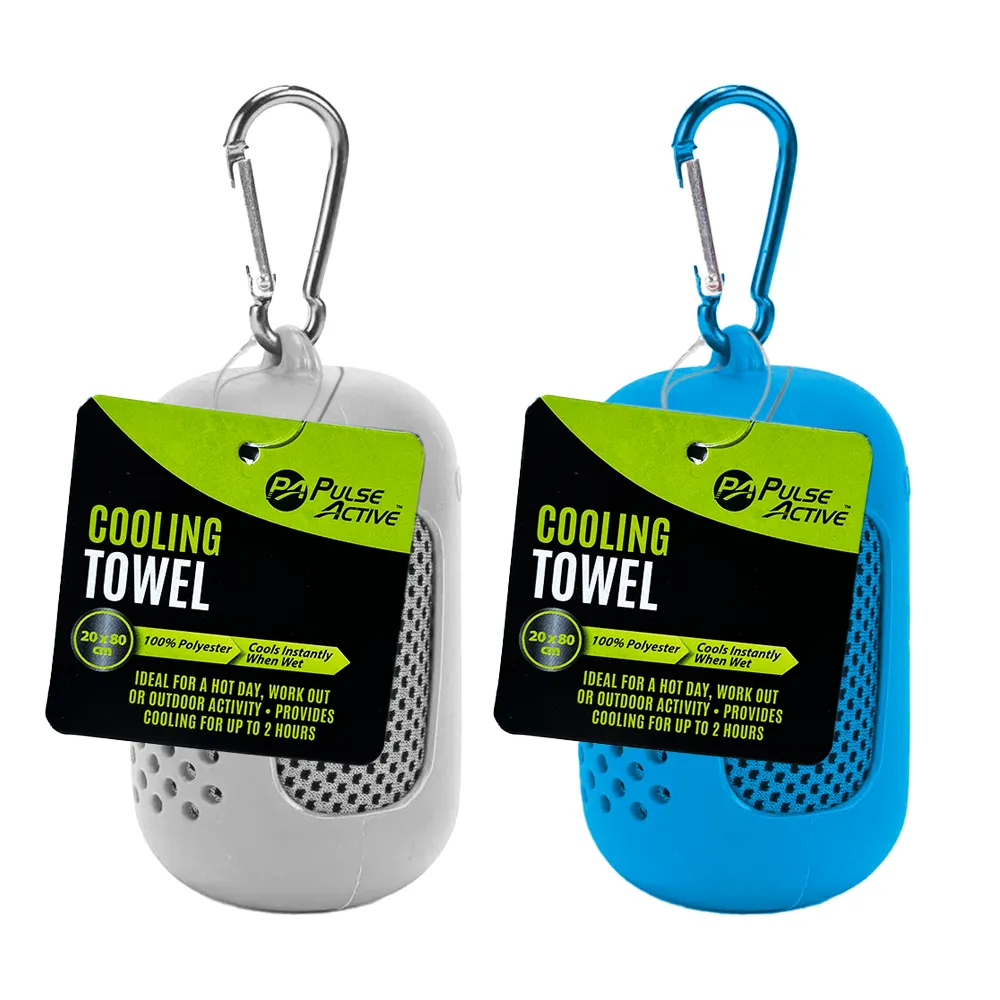 Cooling Gym Towel Set of 2 | Instant Chill Towels for Workout & Sport