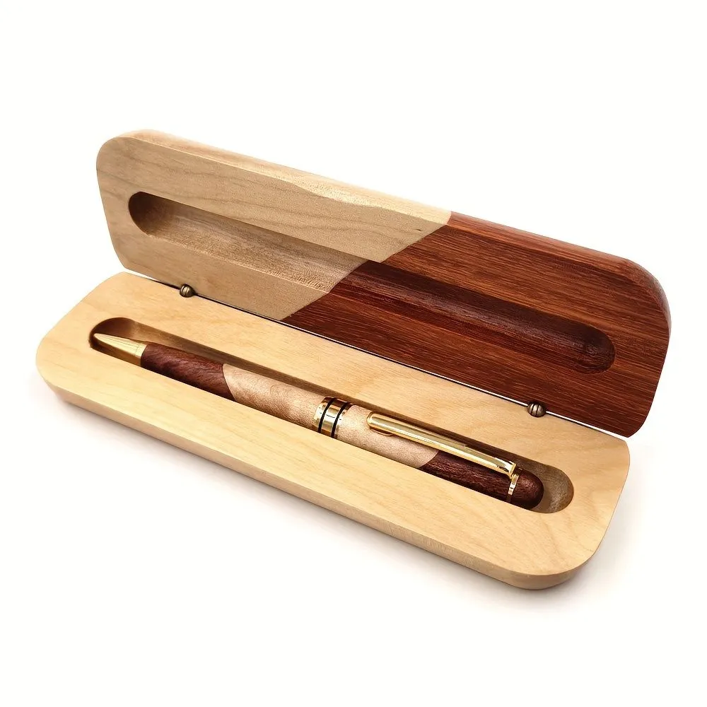 1 Set of Luxury Wooden Pen Gift Box