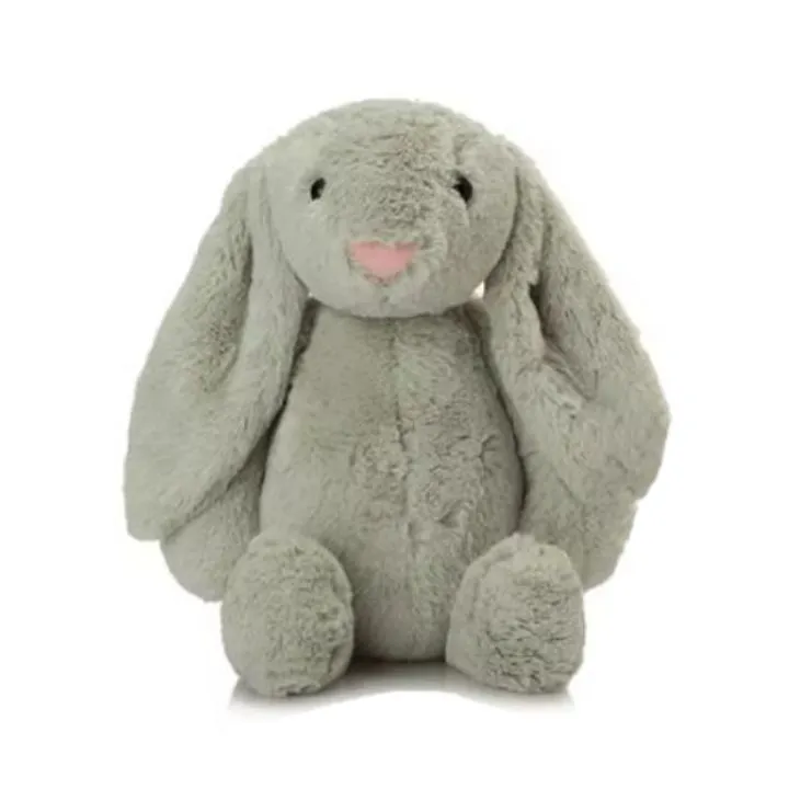 Kawaii Bunny Plush Toys Soft Stuffed Animal - Grey
