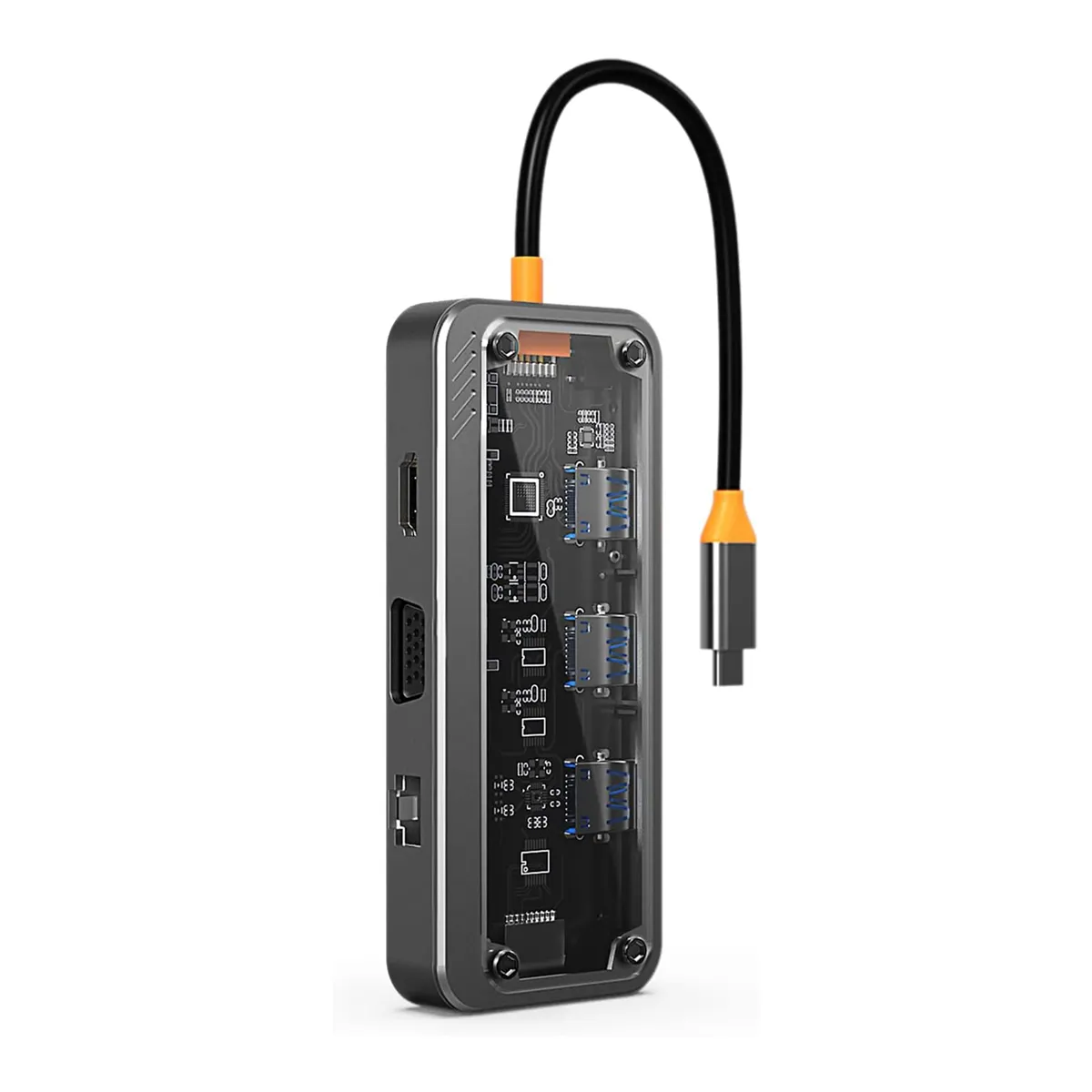 10 in 1 Usb C Laptop Docking Station for Hp Macbook Air/Pro