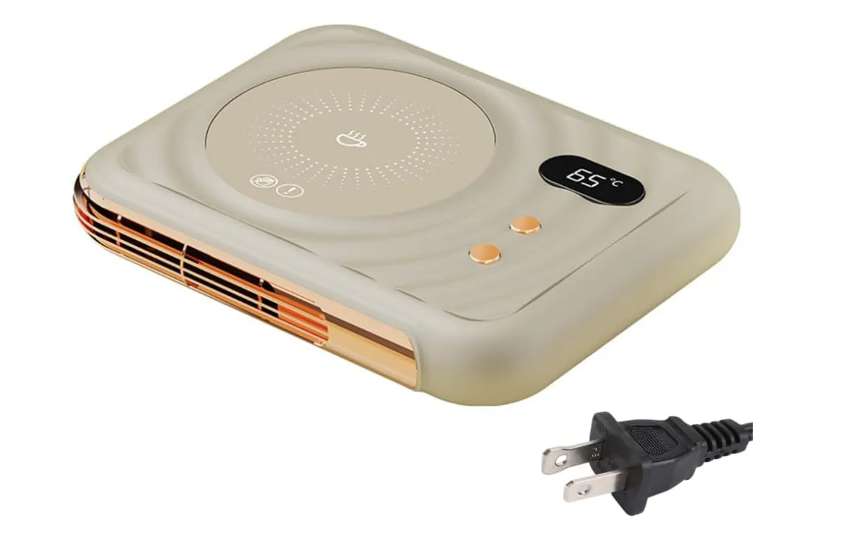 Electric Beverage Warming Base. - Beige
