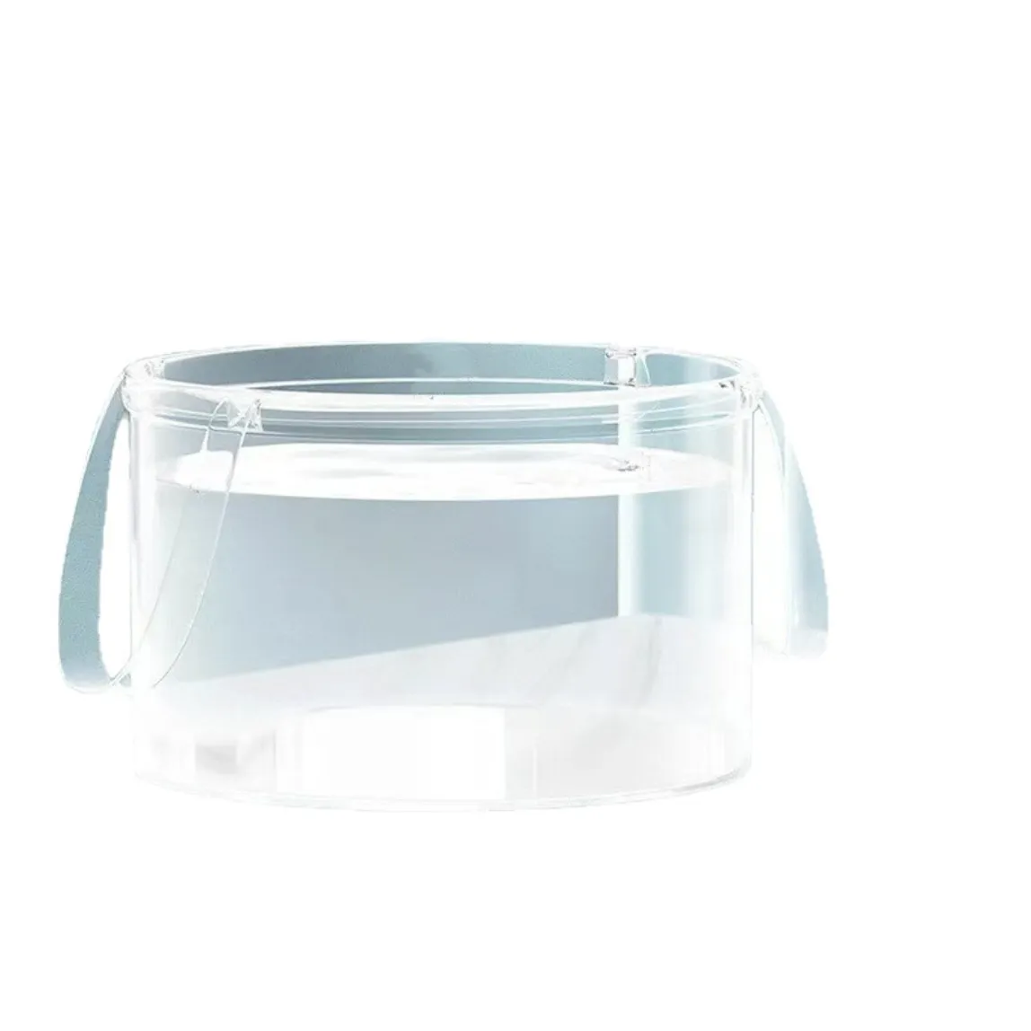 Outdoor Portable Disposable Compression Bucket Transparent With Handle