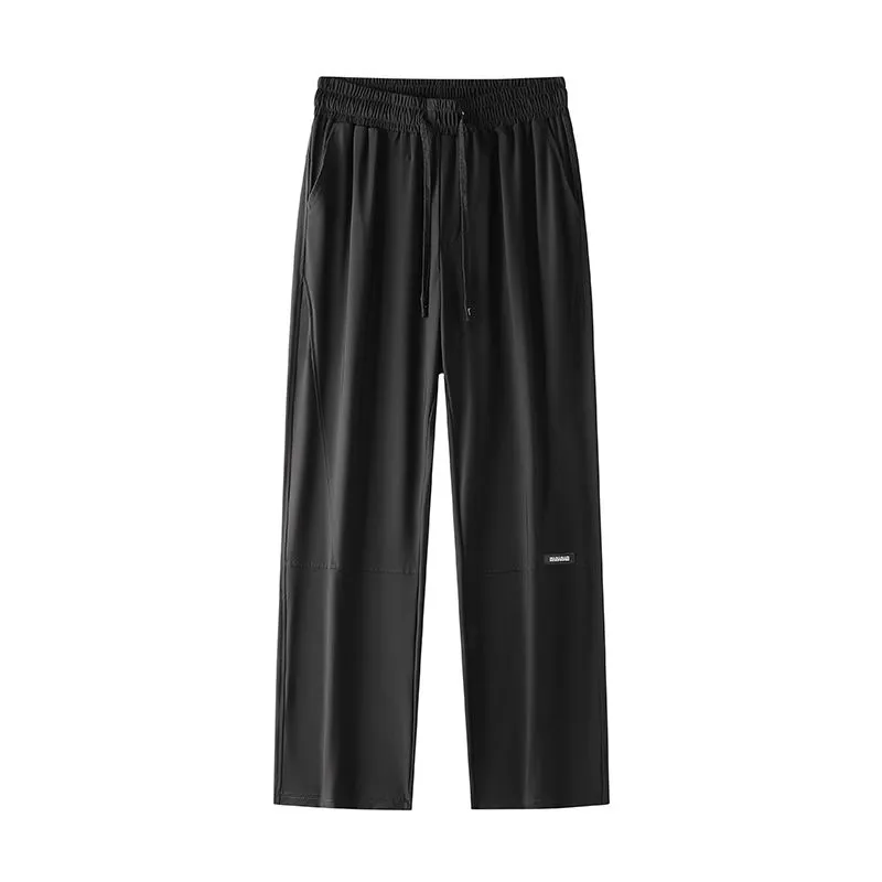 Men Summer Long Pants Plus Size 8XL 9XL 10XL Straight Cut Loose Trousers