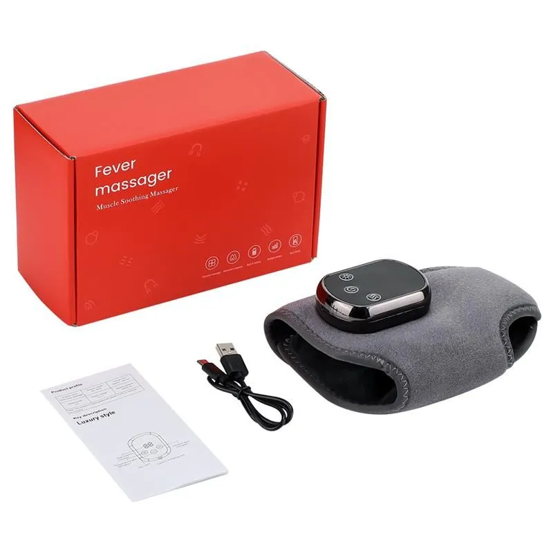 Electric heating 5-speed hot compress 3-speed vibration ankle massager